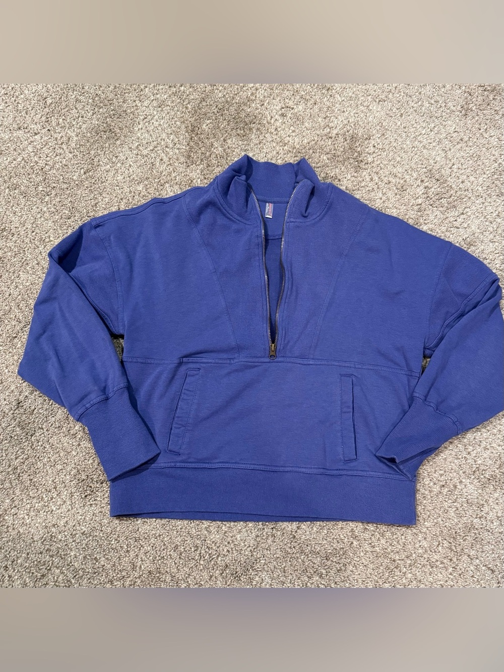 Women’s Quarter-Zip Pullover Sweater Free People small